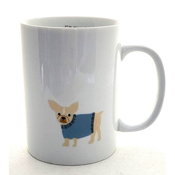 MUG-FRENCHIE-PET SHOP-White-French Bulldog-Holds 12 oz-2 Available - Picture 1 of 9